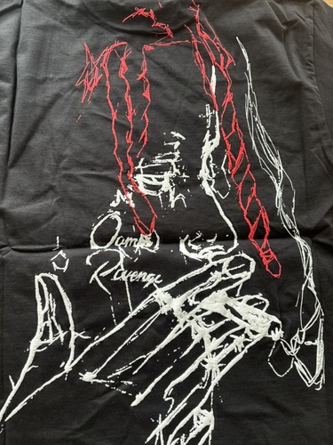 T-shirt da fumo Revenge Trippie Redd nera uomo taglia small - Foto 6 di 11