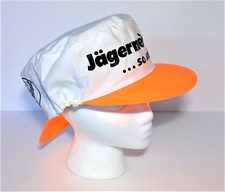 Vtg Jagermeister 1990s So Smooth Double Bill Stretch Fit Painters Hat Cap NOS
