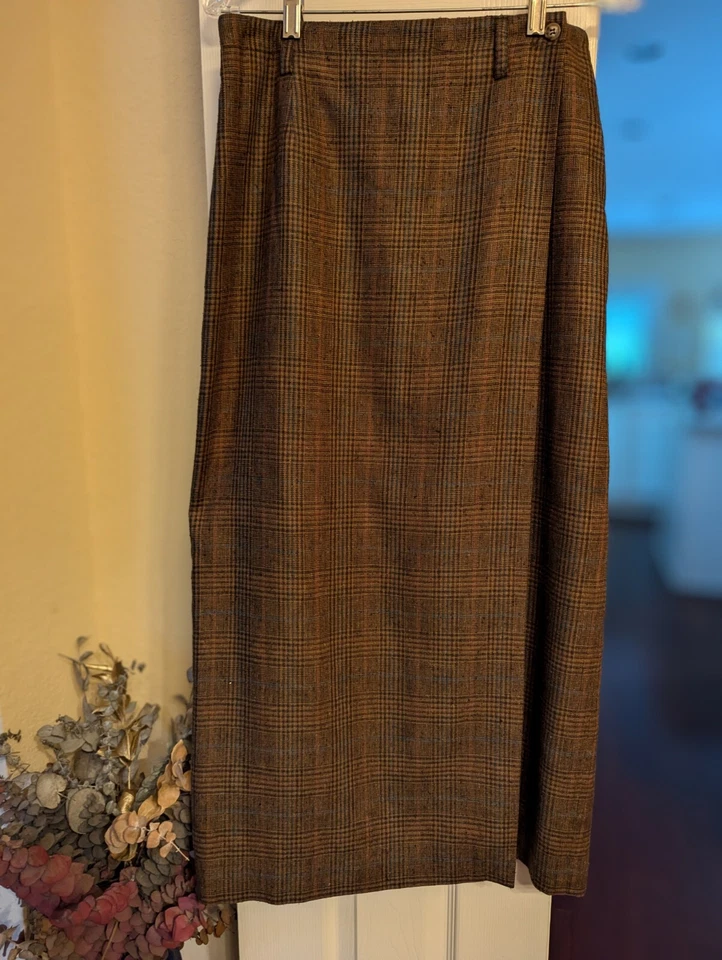 Traje de tweed marrón de Harolds de 2 piezas para dama Foto 4 de 4