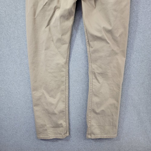Levi's 513 Jeans Men's 36x32 Straight Leg Pants 5 Pocket beige tan denim work - Picture 8 of 16
