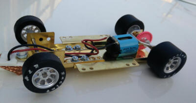 NEW H&R Racing HRCH06 Adjustable Chassis with 26,000 RMP Motor 1:24 Slot Car
