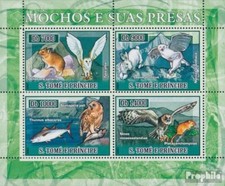 Sao Tome e Principe 2972-2975 Feuille miniature (complète. édition) neuf avec go