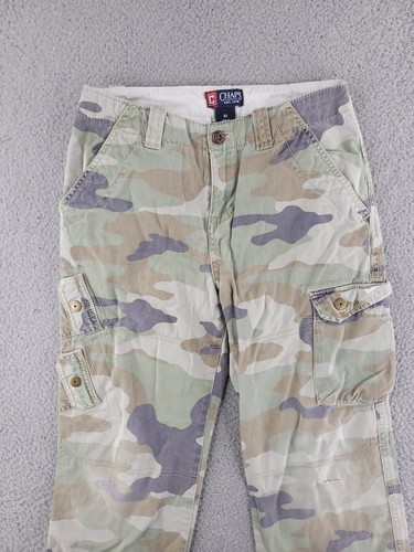 Chaps Pants Boys Youth Size 8 Camo Cargo Ralph Lauren 25x24 - Picture 6 of 14