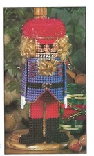 nutcracker jingler 855 Vintage Plastic Canvas pattern; 2 in a series of 4