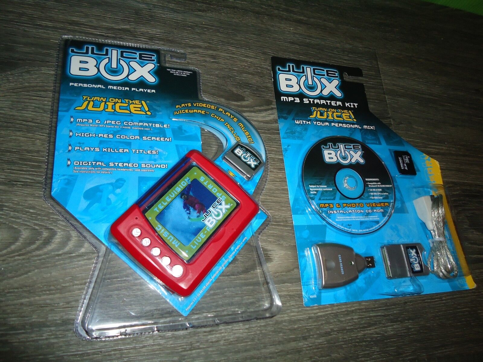 2004 Juice Box Personal Media Player MP3 JPEG FACTORY SEALED