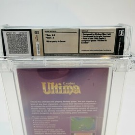 Ultima Exodus - NES Nintendo 1989 FCI Rev-A Oval Sealed Rare Graded WATA 8.5 A