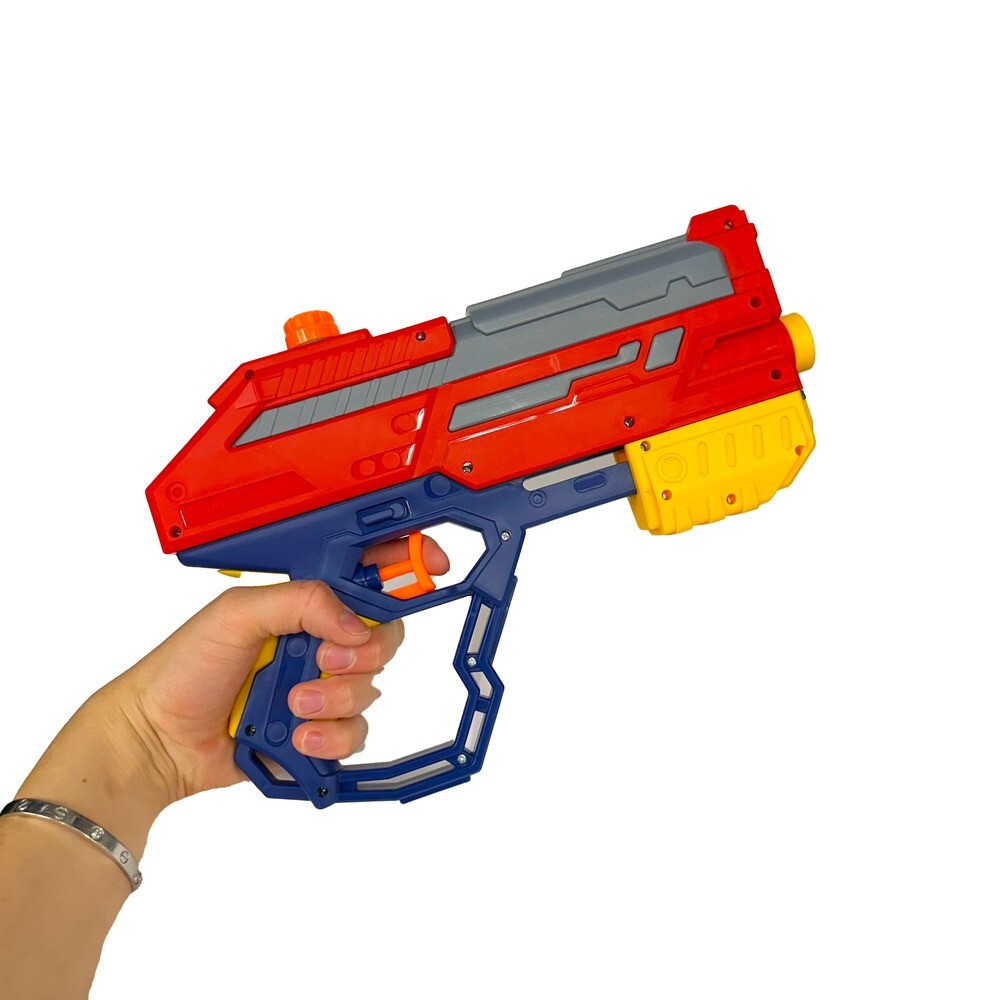 Pistola de agua naranja empapador verano al aire libre agua batalla juguete actividades bláster