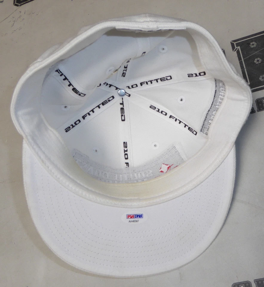 Rowdy Bec Rawlings Signed Corner Worn Used Fight Night 65 Hat w/ Blood PSA/DNA - Image 3 of 4