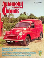 Automobil Chronik 07/1980 Volvo P 120 Stoewer Greif V8 Horex Imperator