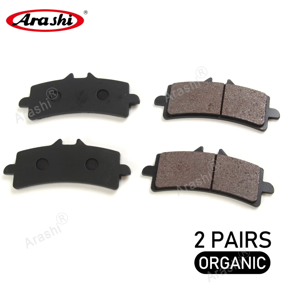 Gold Front Brake Disc Rotor + Organic Brake Pads For Ducati 848 2008 2009 2010 - Image 3 of 4