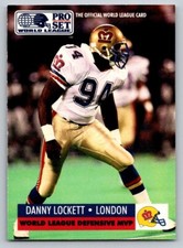 1991 Pro Set - Award Winner Danny Lockett #706 (RC)