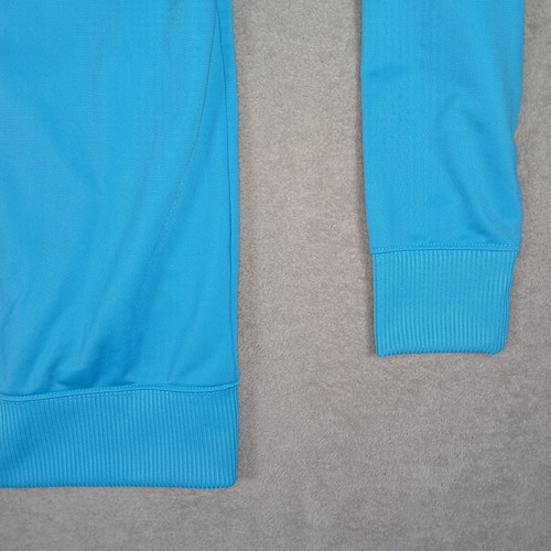 Adidas Aqua striped Track Jacket Zip Up Girl's Youth Medium - Pre-Owned - Picture 13 of 15
