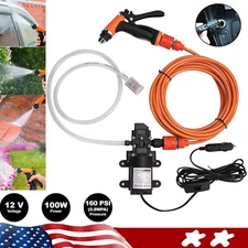 Car Pressure Washer Electric Gun Portable 12V High Power Cleaner With Water Pump