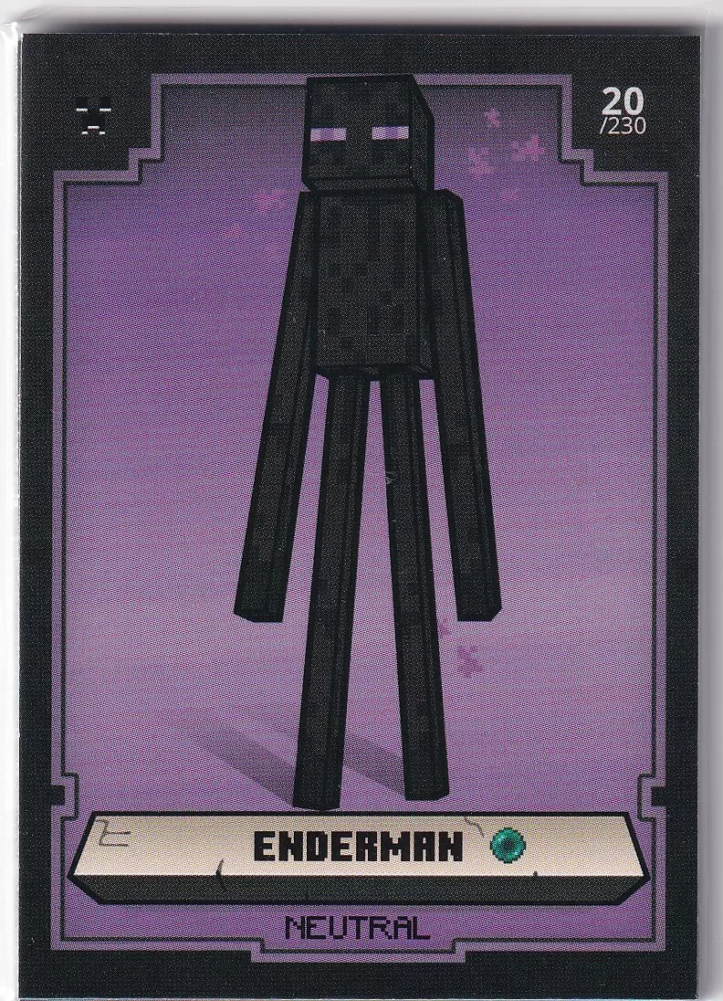 Panini Minecraft Adventure Trading Cards Card No. 19 Ender Dragon  Enderdrache