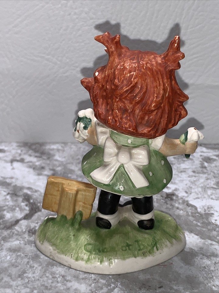 Goebel W Germany Daisies Won't Tell Keep Off Red Hair Little Girl