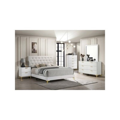 Kendall 5-piece Eastern King Bedroom Set White