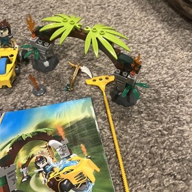 LEGO LEGENDS OF CHIMA Jungle Gates 70104 ~ 100% COMPLETE w Manual (No Cards/Box)