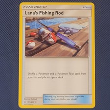 Lana's Fishing Rod 195/236 - Cosmic Eclipse - Uncommon Pokemon Card - NM