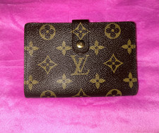 Portafoglio originale Louis Vuitton Monogram Porte Monnaie Billet Viennois KissLock marrone