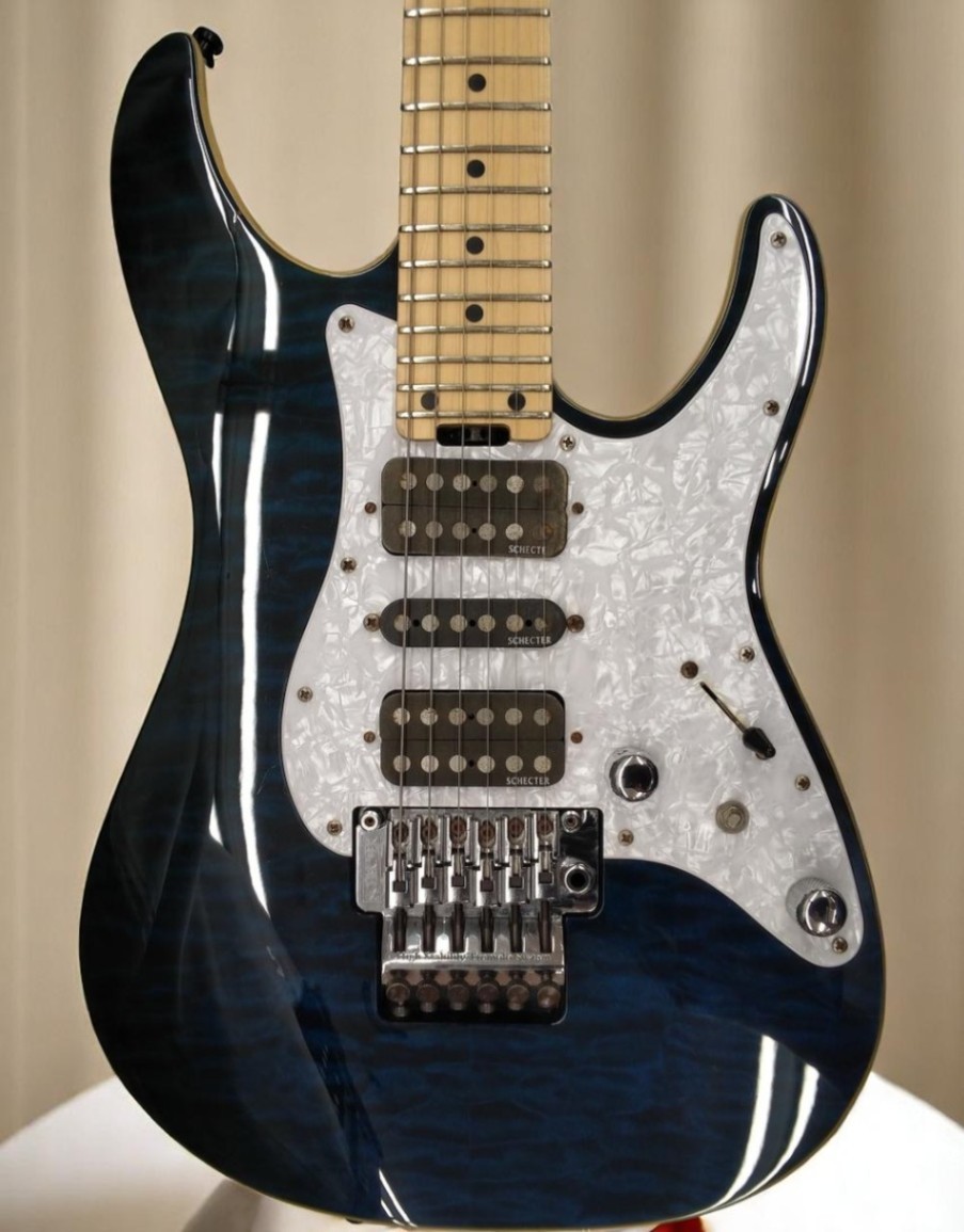 【美品】SCHECTER SD-2-24 Schecter SD-II-24 Electric Guitar Alder Body 24 Frets Modern