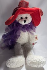 Chantilly Lane SUZIE Bear Sings "Girls Just Want To Have Fun" Red Hat Society Chantilly Lane SUZIE Bear Sings "Girls Just Want To Have Fun" Red Hat Society