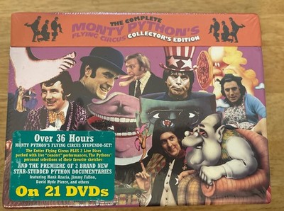 The Complete Monty Python s Flying Ciruc Collector s Edition Sealed 21 DVDs Set