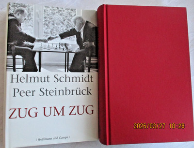 Schach Helmut Schmidt Peer Steinbrück  ZUG UM ZUG