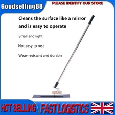 Long Handle Concrete Trowel Cement Surface Smoothing Tool w/ Finishing Shoes NEW