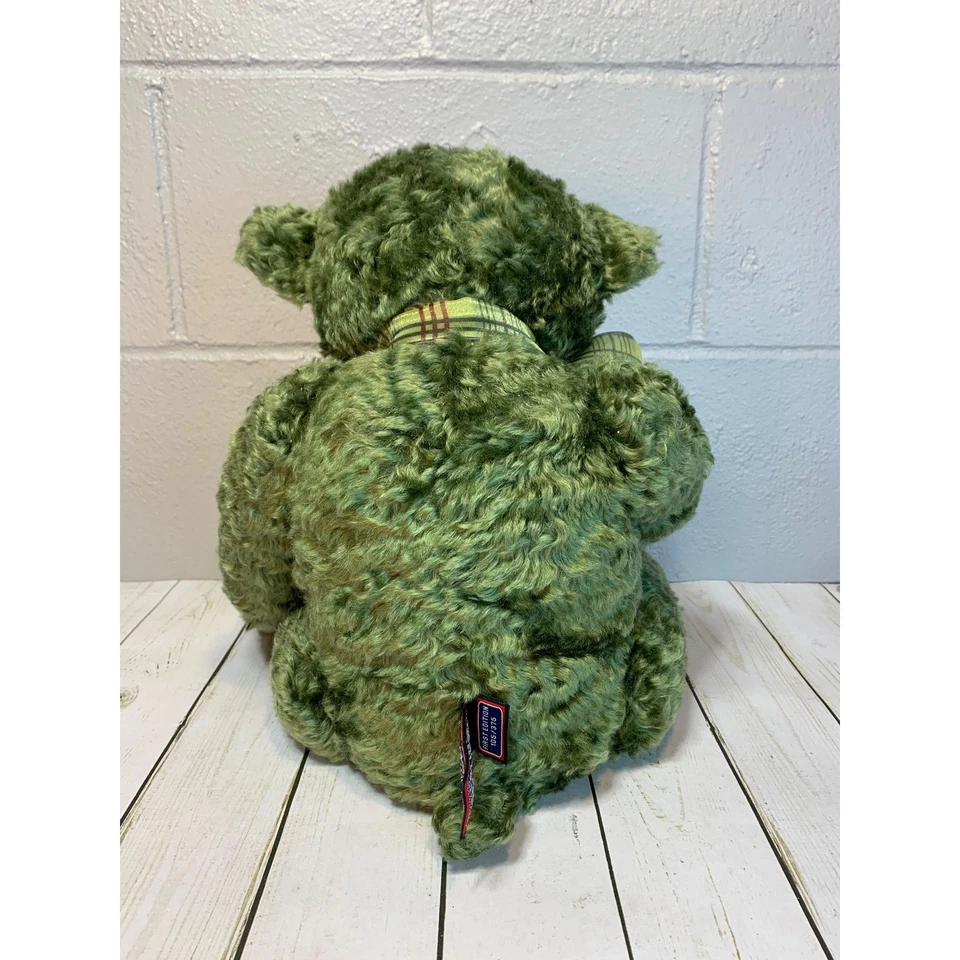 GUND 绿色马海毛熊泰勒限量版 105 出 375 款 9534 — 第 3/4 张图片