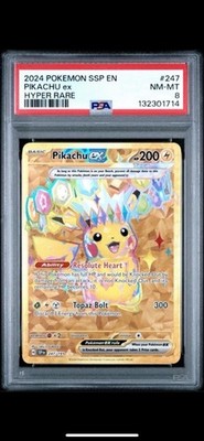 Pikachu ex 247/191 Sv08: Surging Sparks Holo for sale online | eBay