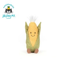 Jellycat Amuseables Sweetcorn Plush Toy  Vegetable Soft Dolls BNWT & Dust Bag UK