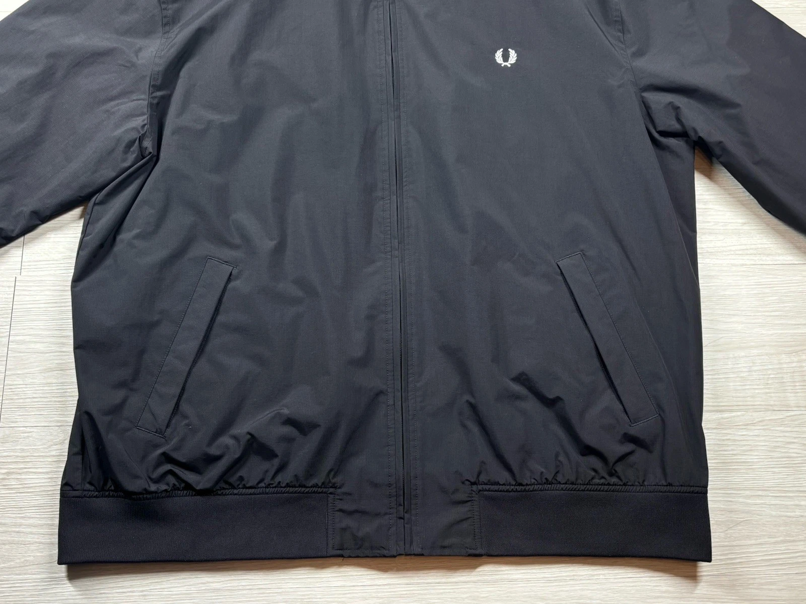 Fred Perry Men’s Brentham Jacket XXL Black Pre Owned Very Good Condition image 9