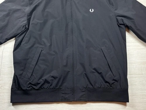 Fred Perry Men’s Brentham Jacket XXL Black Pre Owned Very Good Condition image 9