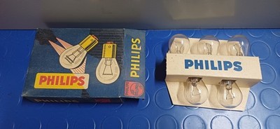 Pack of 5 Philips 6v 15w 6519 bulbs for VW, NSU, Fiat, Alfa.  [3824.25]