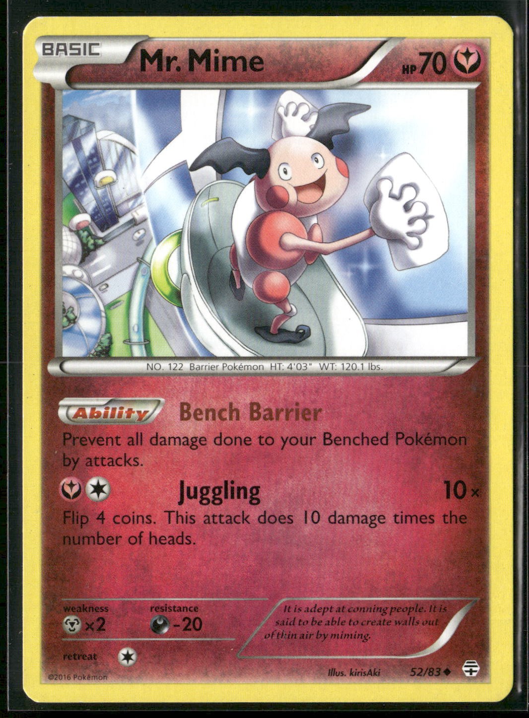 Mr. Mime 52/83 Uncommon Generations Pokemon Lightly Played