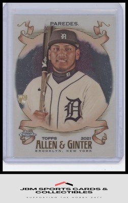 2021 Topps Allen & Ginter Chrome #254 Isaac Paredes
