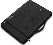 14 inch Black Laptop Sleeve for Men Women, Compatible with MacBook Air/Pro Chr