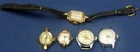 K-D 201.  5 VINTAGE LADIES WRITS WATCHES, CARAVELLE, ALTESA, TIMEX, BULOVA PLUS