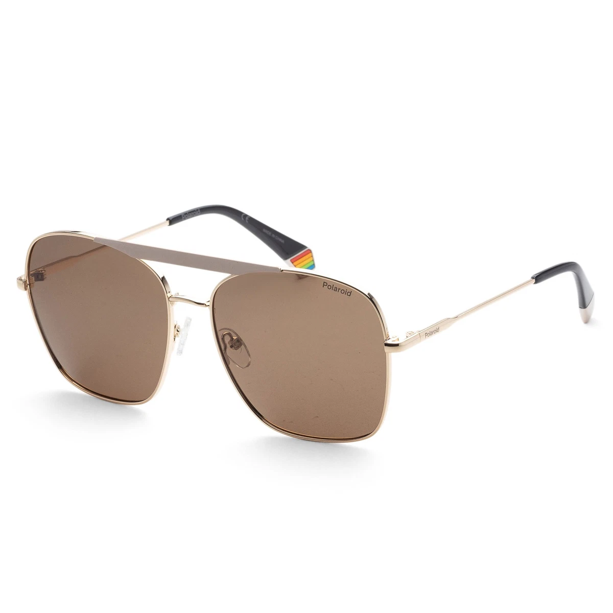 PLD 6073 Goud Polaroid PLD 6073/F/S/X J5G WJ Güneş Gözlüğü - PLD 6073/F/S/XAtlas Dames Zonnebril Met Hoes