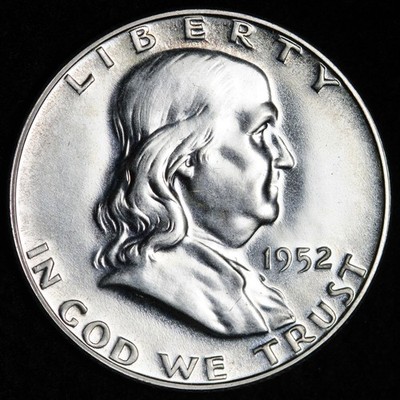 1952 Franklin Silver Half Dollar GEM PROOF  E383 SZVCCK