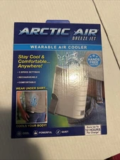 Arctic Air Breeze Jet Wearable Air Cooler, 3-Speed Portable Rechargeable Fan, Lo