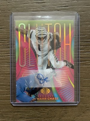 2024 Panini Illusions - Clutch Signatures Ja'Marr Chase #11 Pink /50 (AU)
