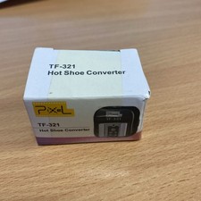 Adaptateur flash Pixel TF-321 Hot Shoe pour éclairage studio Canon E-TTL et PC Sync