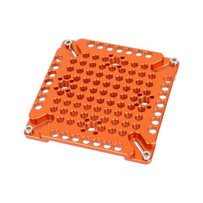 CAMVATE Multipurpose Cheese Plate with 75 to 100mm VESA Mount Orange