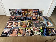 Lot of 27 magazines featuring Gillian Anderson, David Duchovny, and others,