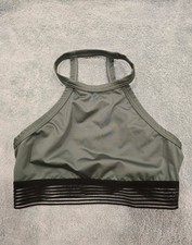 Victoria's Secret Unlined Sports Bra Medium Victoria Sport Army Green M
