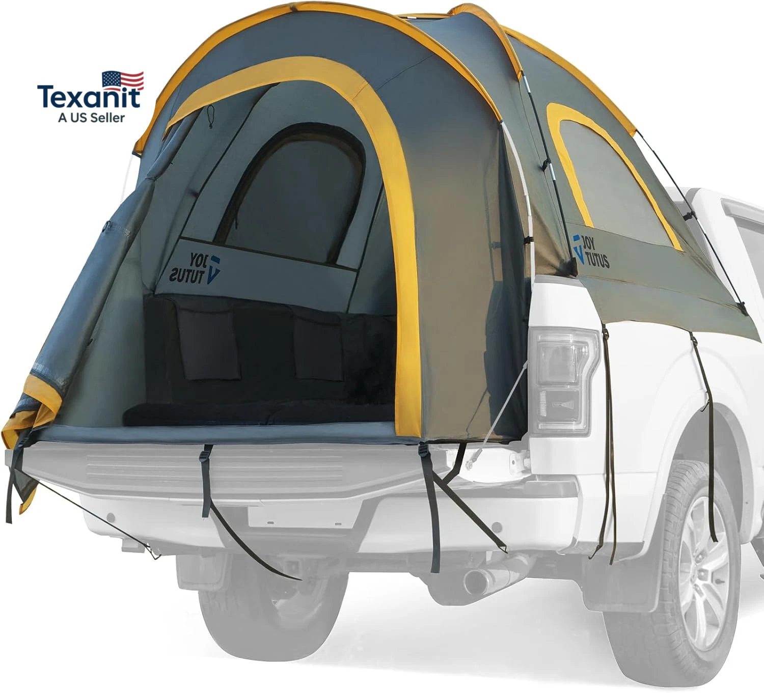 Pickup Truck 6.5' 2.0, Waterproof Pu2000Mm Double Layer for 2 Person, Portable T