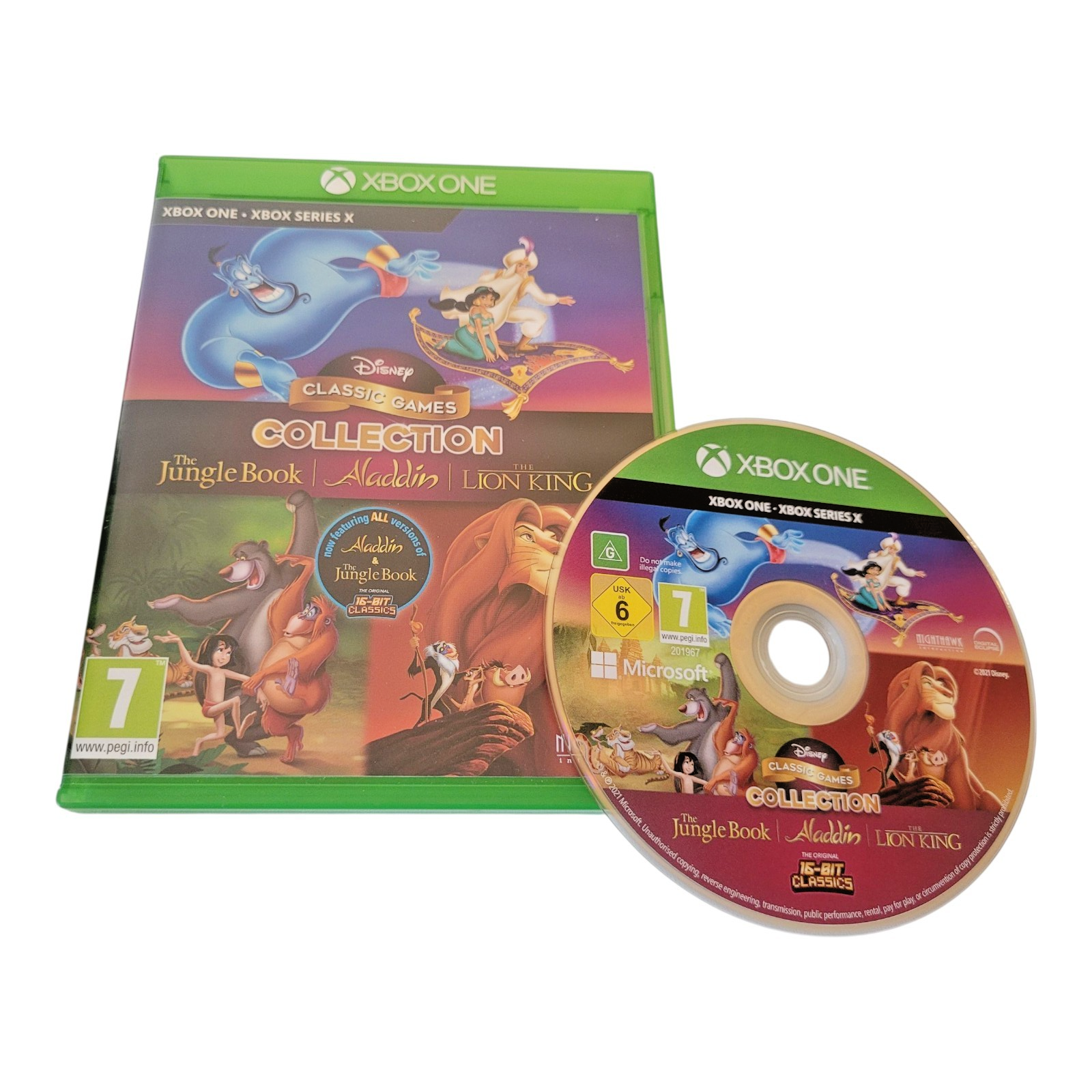 Disney Classic Games Collection Jungle Book Aladdin The Lion King Xbox One