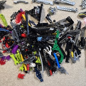 Lego 3.5 LBS Random Bionicle Technic +/or Hero Factory Pieces Parts Bulk & #8942