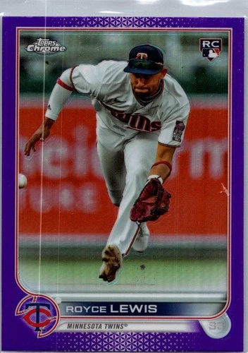 2022 Topps Update #US105 Royce Lewis Purple Refractor